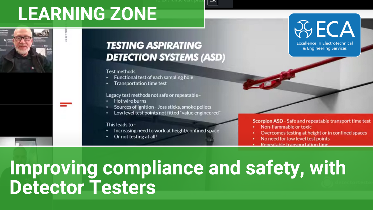 ECA Learning Zone | Improving compliance and safety, with Detector Testers